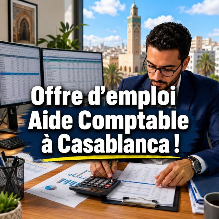 Recrutement Aide Comptable à Casablanca Ain Chock – CI